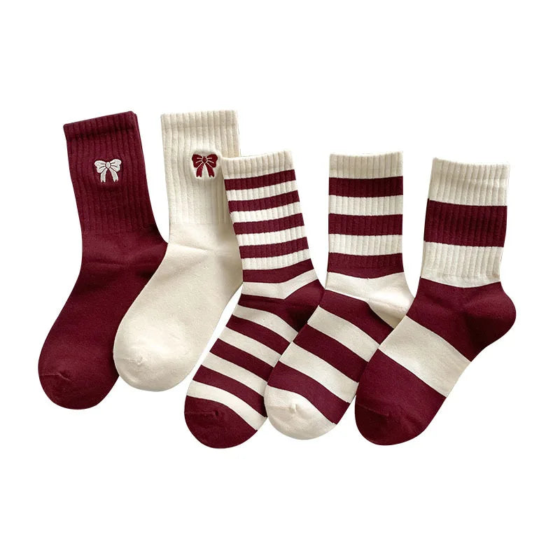Calzini Trendy Cherry Stripe – stocksocks™