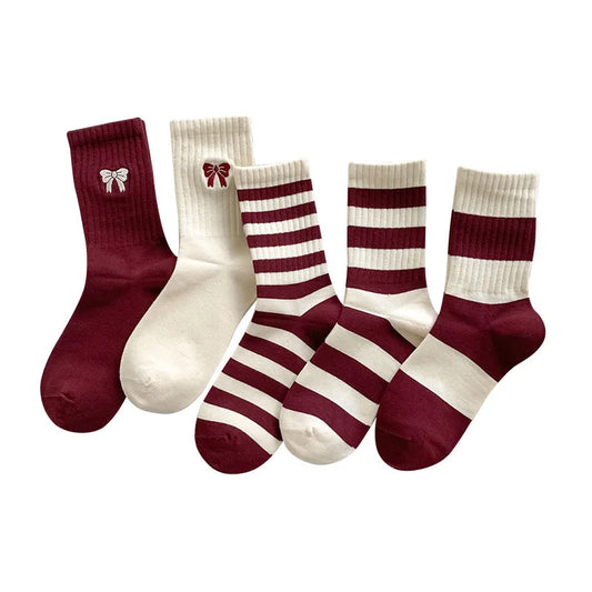 Calzini Trendy Cherry Stripe – stocksocks™