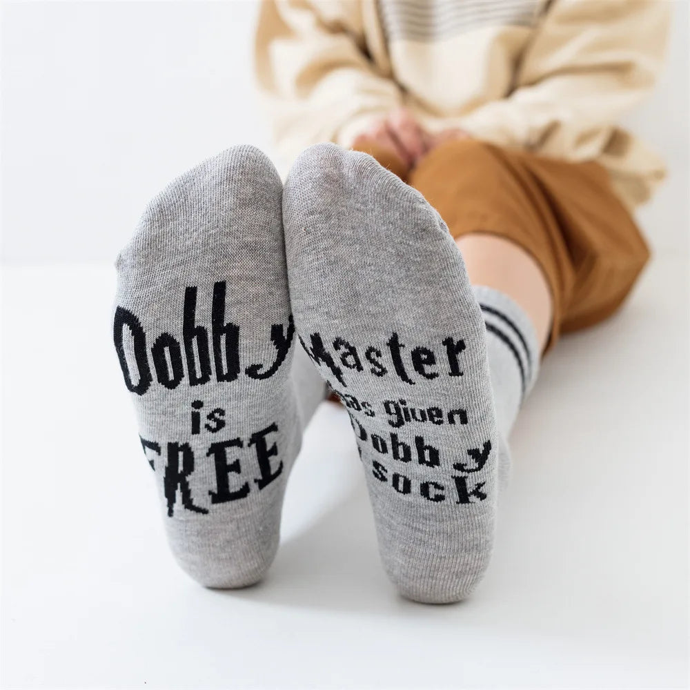 Calzini Dobby Cotton Letter – stocksocks™