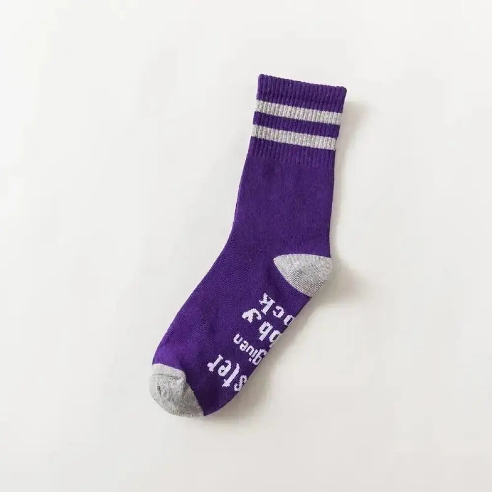 Calzini Dobby Cotton Letter – stocksocks™