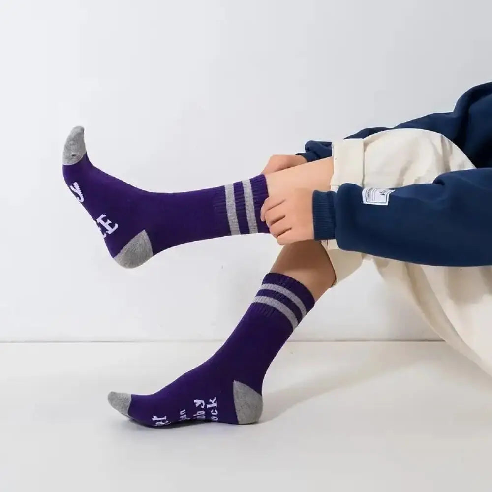 Calzini Dobby Cotton Letter – stocksocks™