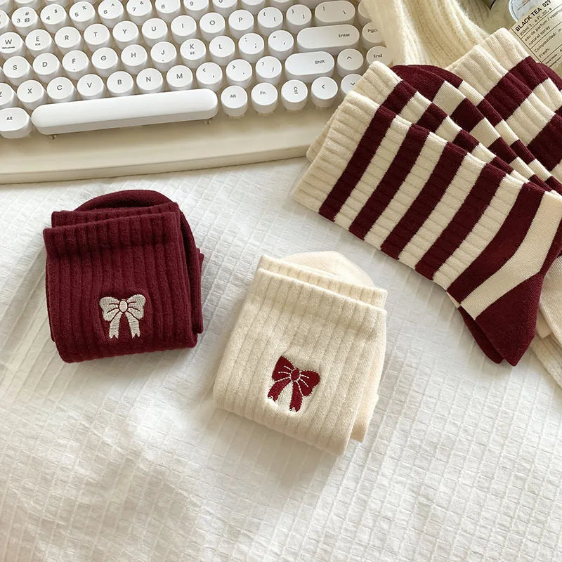 Calzini Trendy Cherry Stripe – stocksocks™